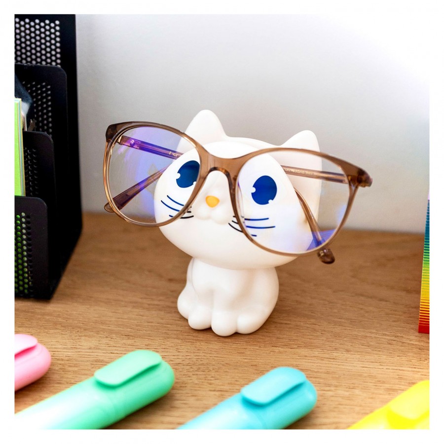 Βάση Γυαλιών Γάτα Λευκή Pylones Glasses Holder Matou Gadgets